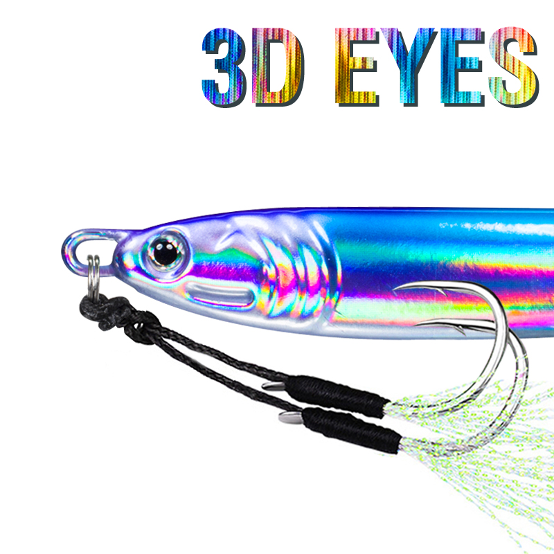 7Pcs 40g 60g 80g 100g Luminous - Fishing Equipment Kit review and price