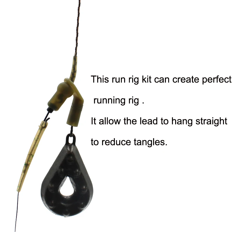 12 Pieces Carp Fishing Run Rig - Fishing Equipment Kit review and price