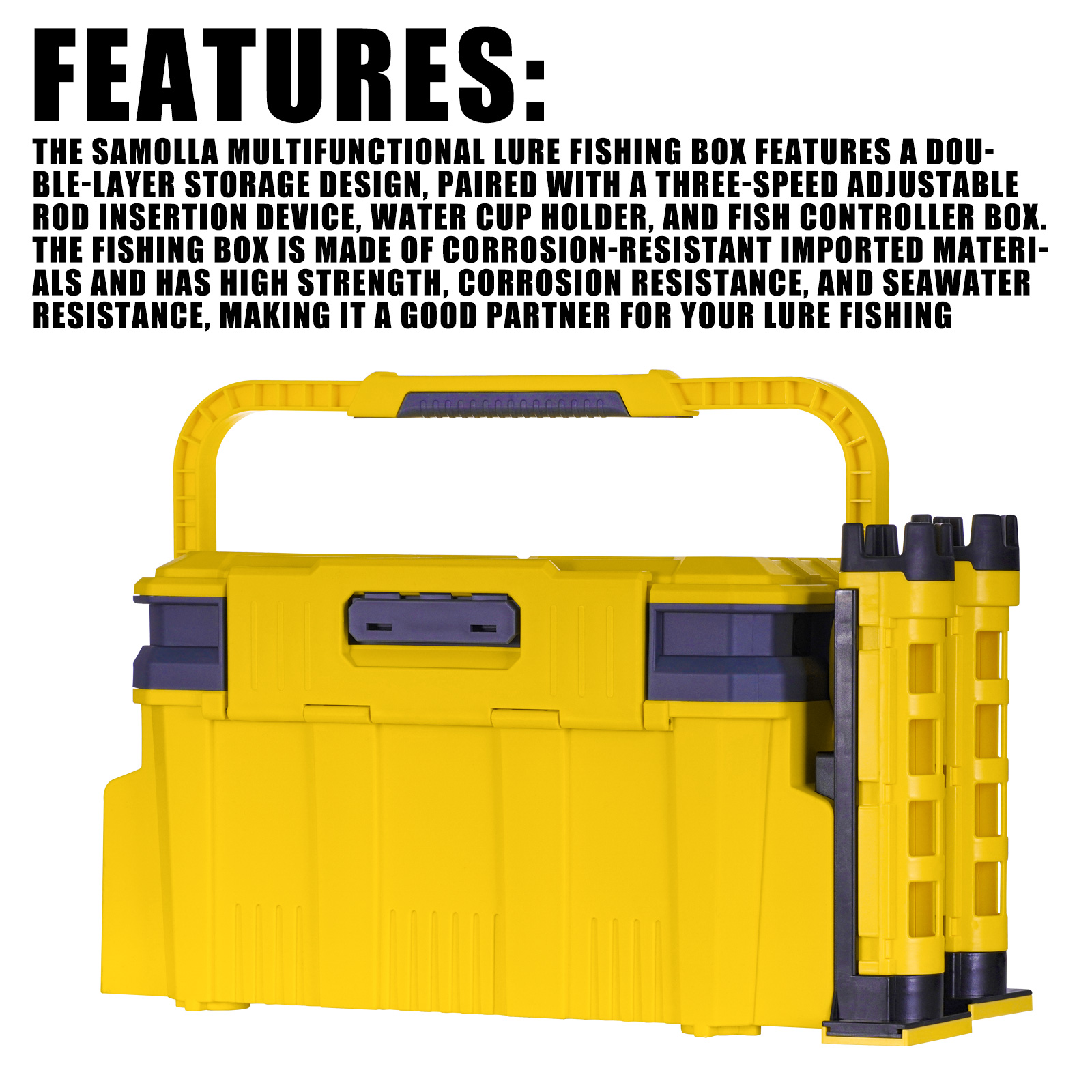 New Large Fishing Box Suit 19. - Fishing Equipment Kit review and price