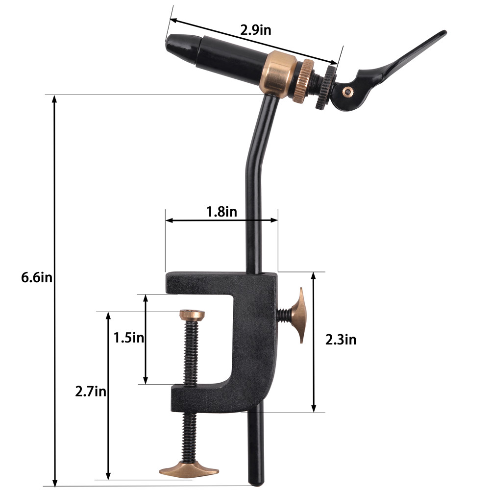Rotary Fly Tying Vise Tool Saf - Fishing Equipment Kit review and price